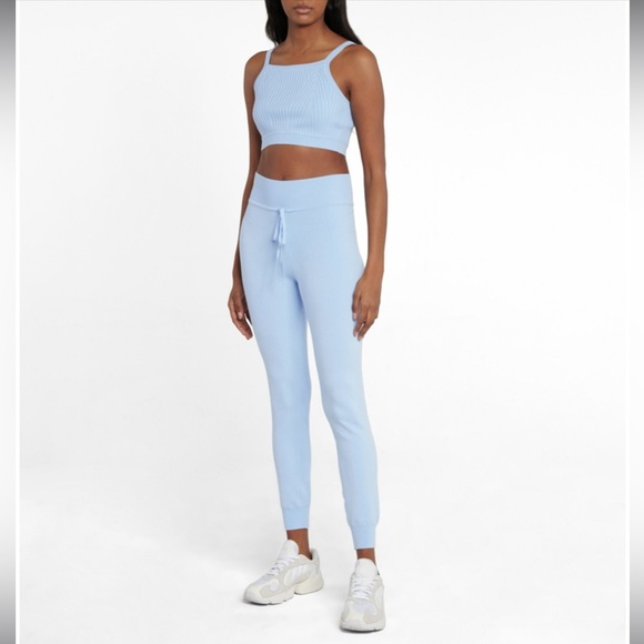 Live The Process - Ribbed-knit White crop top Bralette Sz medium M NWT - Picture 4 of 7